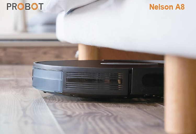 Probot Nelson A8, Robot hút bụi lau nhà WiFi, Alexa