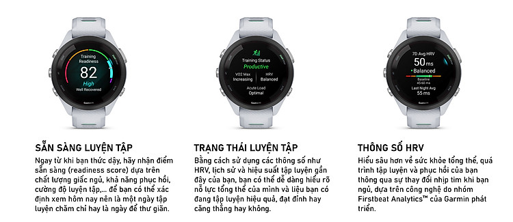 Tính năng Đồng Hồ Garmin Forerunner 265S