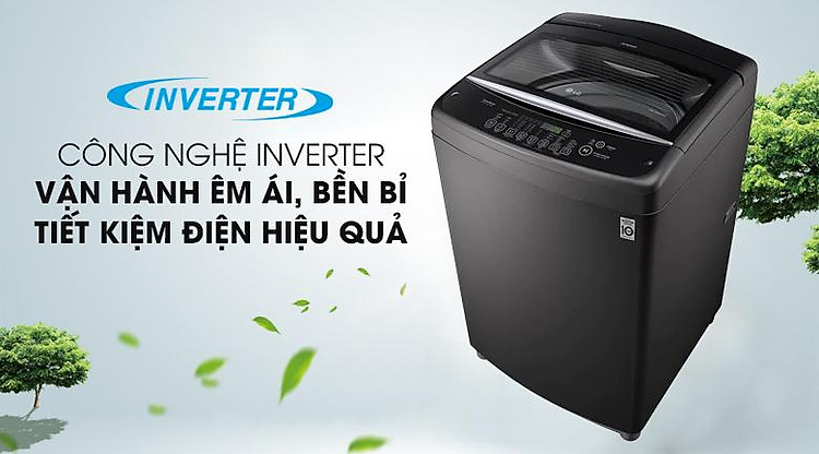 Máy giặt LG Inverter 11.5 kg T2351VSAB - Tiết kiệm điện năng Inverter