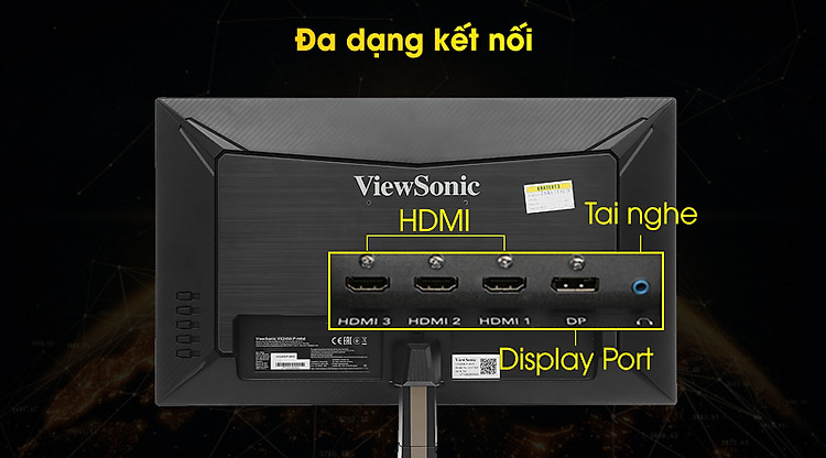 ViewSonic LCD Gaming VX2458-P-MHD - Cổng kết nối