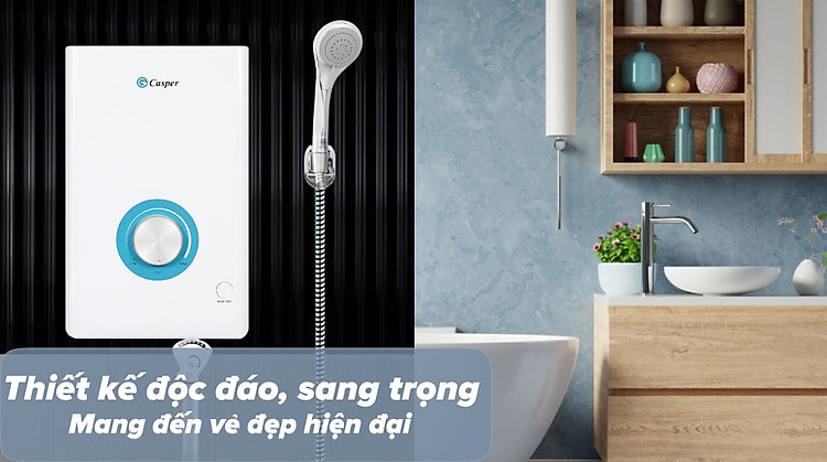 Máy nước nóng trực tiếp Casper 4500W EN-45TH11 - Thiết kế độc đáo sang trọng