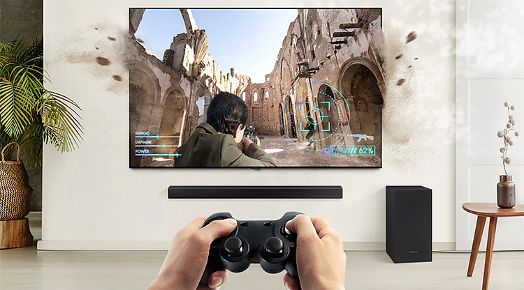 Chế độ Game Mode - Loa Soundbar Samsung HW-T420/XV