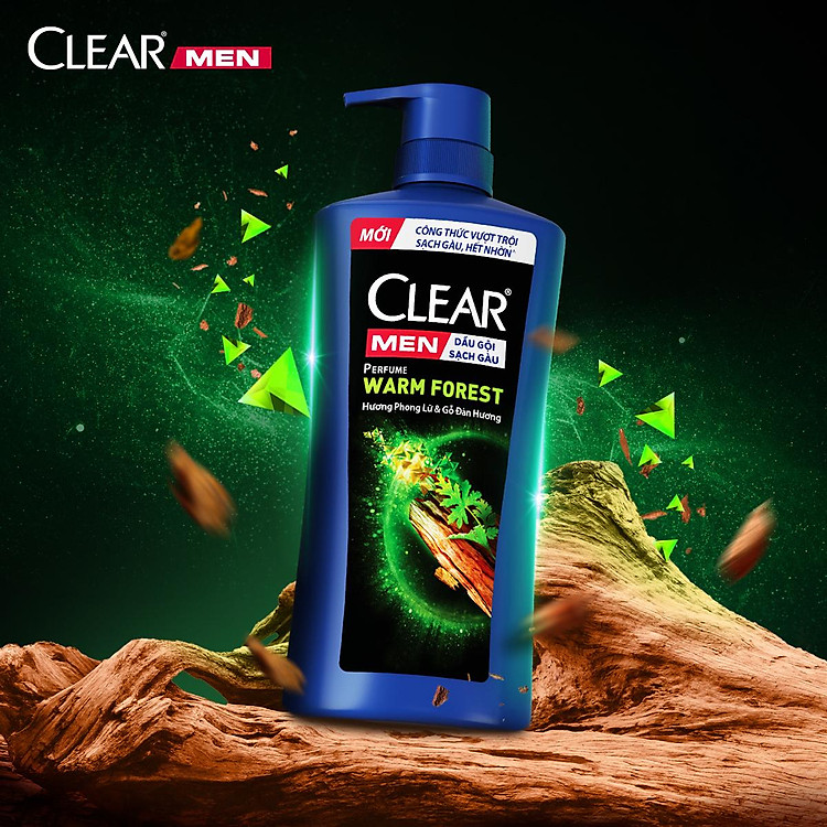 Clear Men Perfume Warm Forest Shampoo 840g