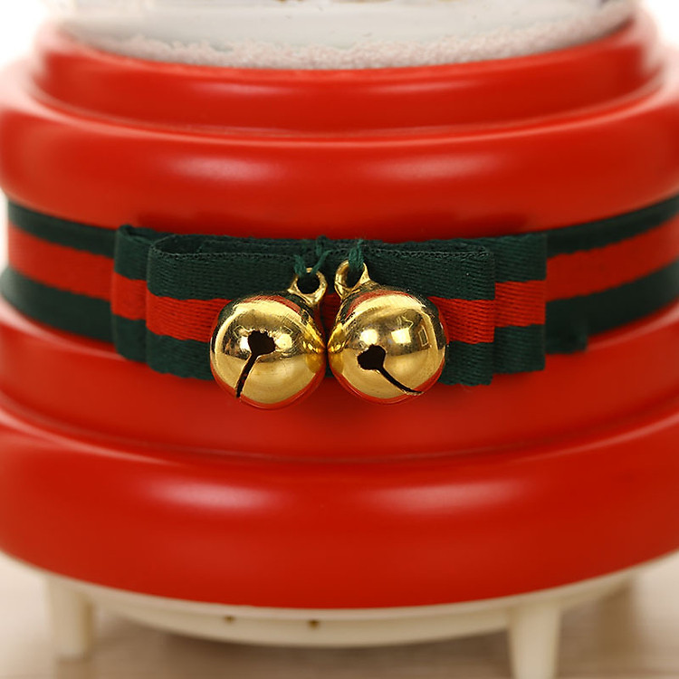 Hộp nhạc quả cầu tuyết ngôi nhà giáng sinh