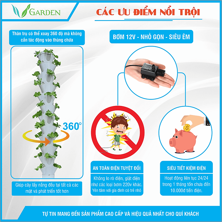ưu điểm trụ trồng rau thủy canh trụ đứng v-garden hình 1 ưu điểm trụ trồng rau thủy canh trụ đứng v-garden hình 1