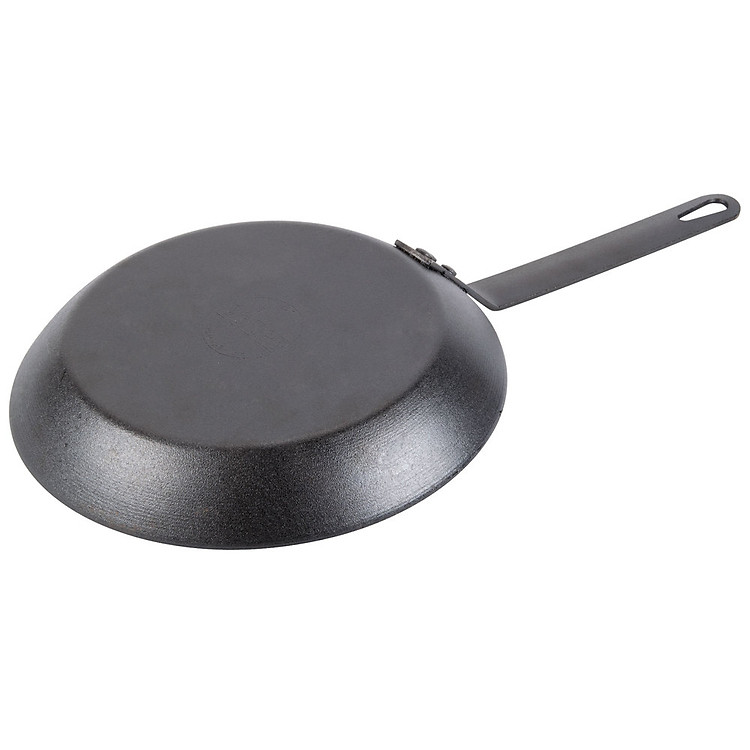 Lodge CRS12 French Style Pre-Seasoned 12" Carbon Steel Fry Pan 2