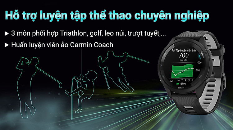 Garmin Forerunner 265 Music - Chế độ luyện tập