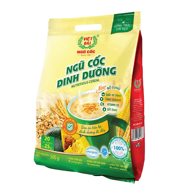 bột ngũ cốc dinh dưỡng việt đài 500g 600g (nhiều loại) 4