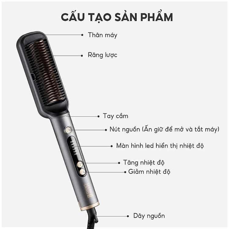 Lược điện chải tóc Lebenlang LBL3055
