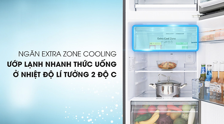 Ngăn lạnh Extra Cool Zone - Tủ lạnh Panasonic Inverter 268 lít NR-BL300GAVN Ngăn lạnh Extra Cool Zone - Tủ lạnh Panasonic Inverter 268 lít NR-BL300GAVN