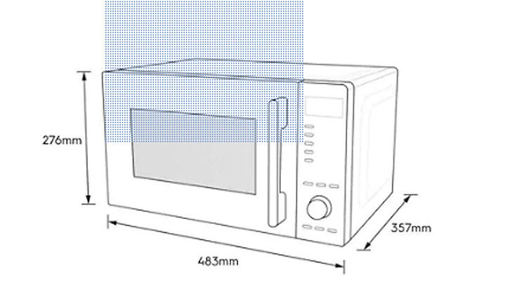 Lò vi sóng Electrolux EMM23D22B - Hàng chính hãng