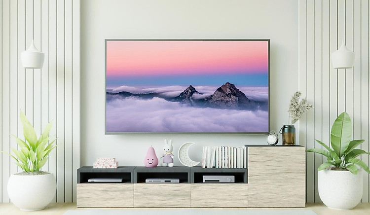 Smart Tivi Samsung Crystal UHD 4K 55 inch UA55AU7002KXXV màu sắc rực rỡ