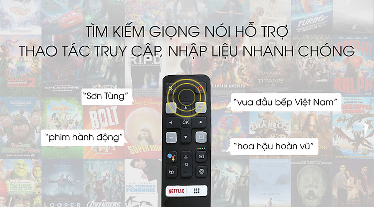 Android Tivi TCL 40 inch 40S6500 - remote thông minh