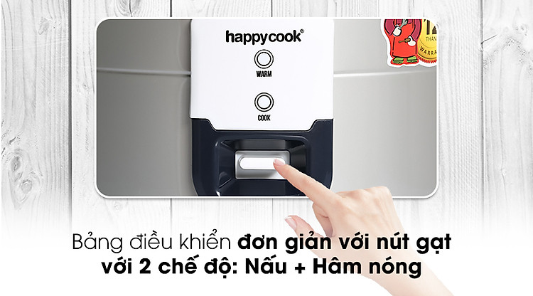 Nồi cơm nắp gài Happycook HCJ-180V 1.8 lít