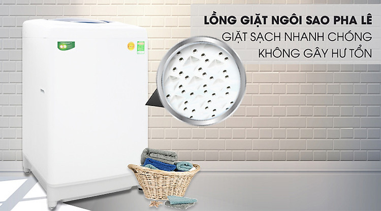 Lồng giặt ngôi sao pha lê - Máy giặt Toshiba 10 kg AW-G1100GV WB