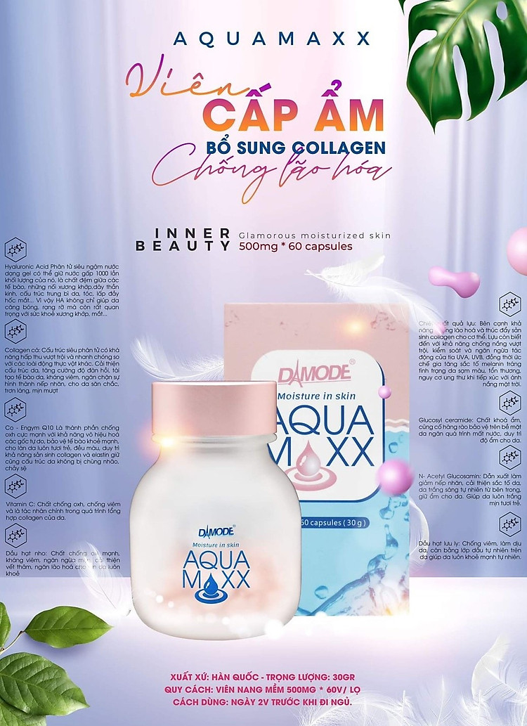 Thành phần và công dụng của Aqua Maxx