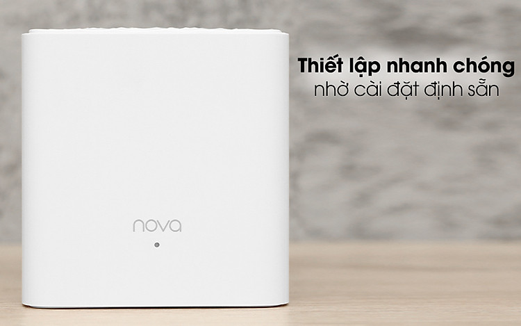 Router Wifi Mesh Chuẩn AC1200 Tenda Nova MW3 - Thiết lập nhanh với cấu hình định sẵn