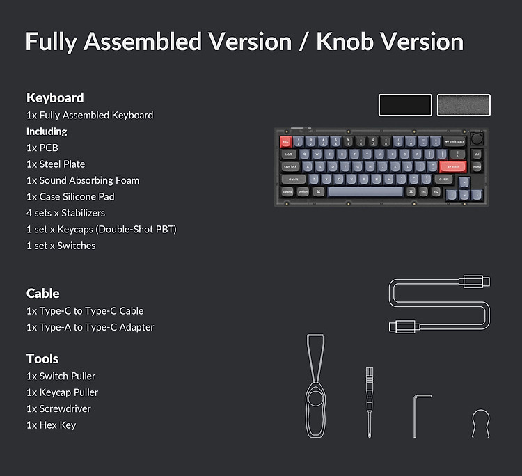 Bàn phím cơ tùy chỉnh Keychron V2