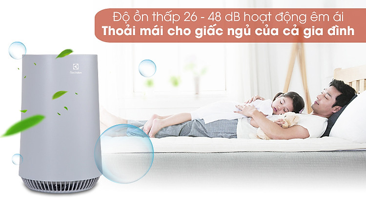 Hoạt động êm ái - Máy lọc không khí Electrolux FA31-202GY