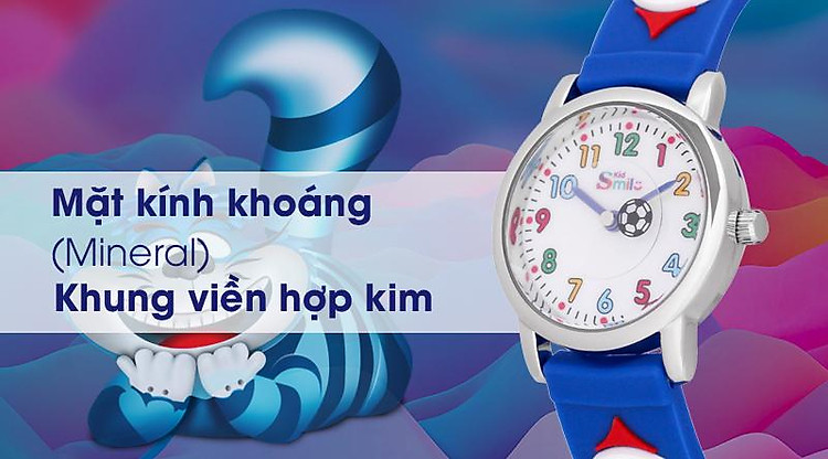 Đồng hồ trẻ em Smile Kid SL037-01 được trang bị lớp vỏ cứng cáp