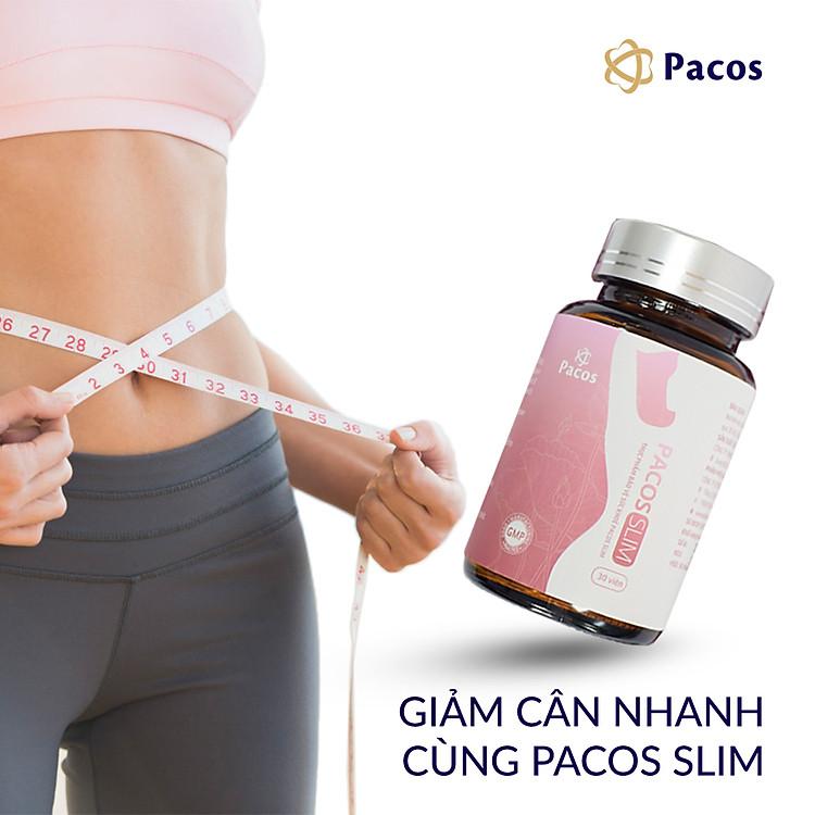 Thực phẩm hỗ trợ giảm cân nhanh Pacos Slim chiết xuất thiên nhiên vitamin an toàn hiệu quả 3