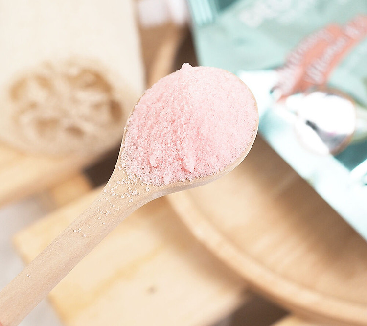 A Bonne Deodorizing Silky Salt Scrub Wasabi & Peach