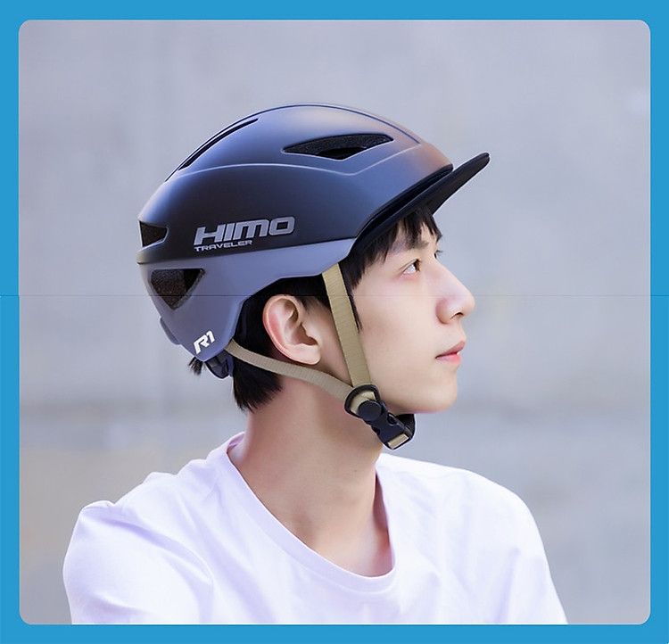 Xiaomi Youpin HIMO R1 Người đi xe đạp thể thao Mũ bảo hiểm đi xe đạp pin Điện Xe đạp chống nắng dành cho người lớn