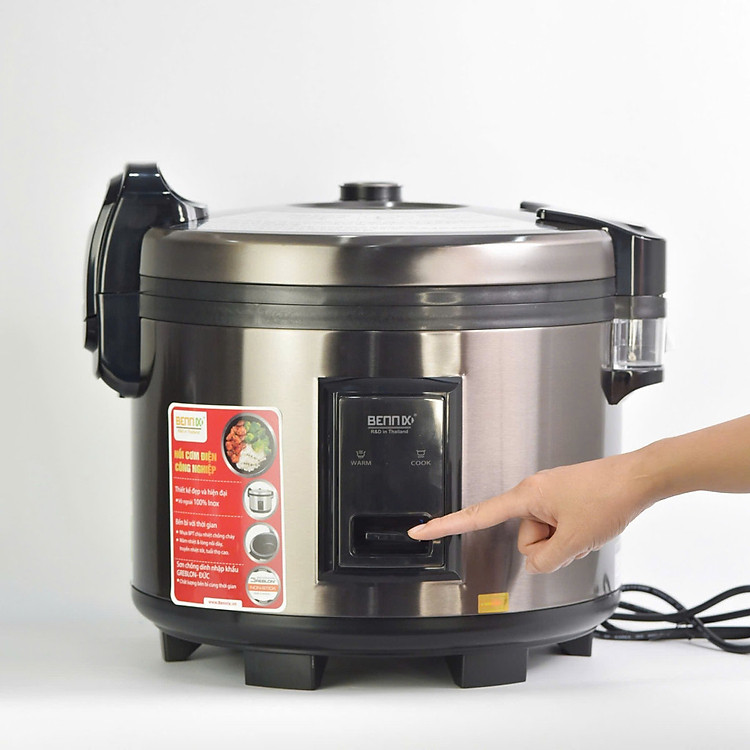 Nồi cơm điện công nghiệp 1850W Bennix Thái Lan BN-060RC dung tích 6L