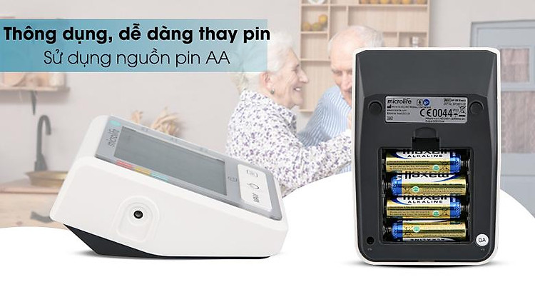 Máy đo huyết áp tự động Microlife B3 Basic - Dùng 4 cục pin AA Máy đo huyết áp tự động Microlife B3 Basic - Dùng 4 cục pin AA
