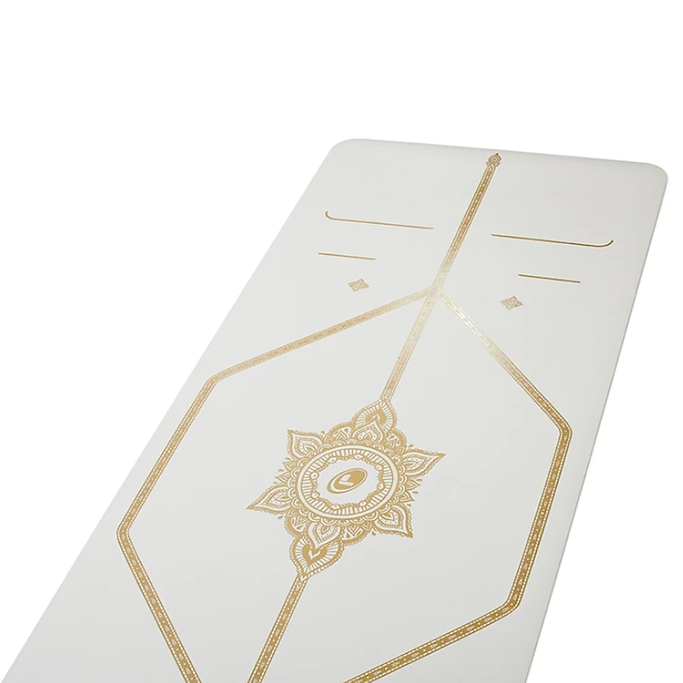 Thảm tập yoga định tuyến PU Liforme White Magic 4.2 mm