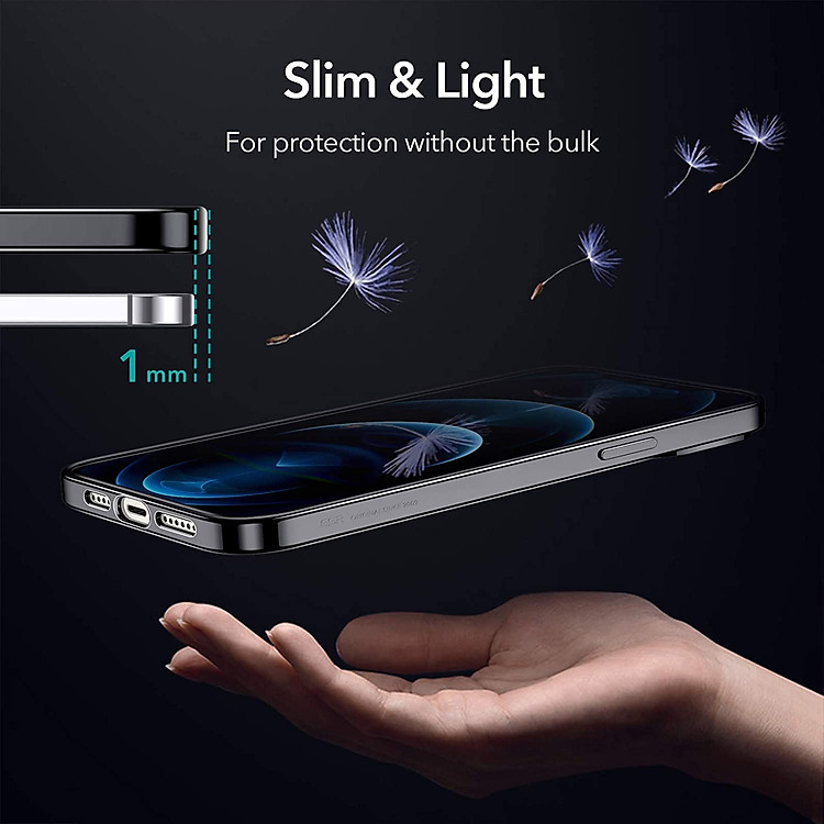 Ốp Lưng Cho iPhone 12 Mini / 12 & 12 Pro / 12 Pro Max ESR Halo Clear Case - Hàng Nhập Khẩu