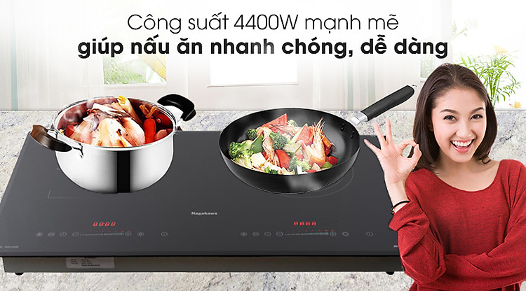 Bếp từ hồng ngoại Nagakawa NAG1252M công suất lớn