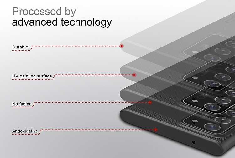 Ốp Lưng Nillkin Super Frosted Shield Matte cho Samsung Galaxy Note 20 Ultra _ Hàng Nhập Khẩu