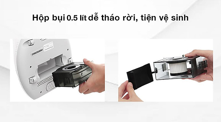 Máy hút bụi đệm giường diệt khuẩn UV Deerma CM800 - Dung tích