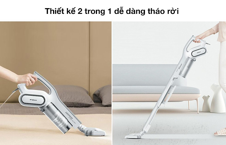 Thiết kế 2 trong 1 - Máy hút bụi cầm tay Deerma DX700