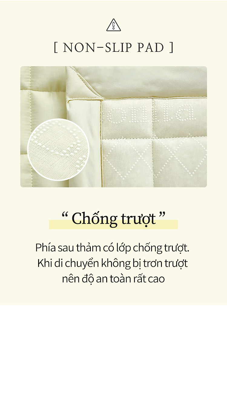 Thảm chần bông CODA cho bé 1