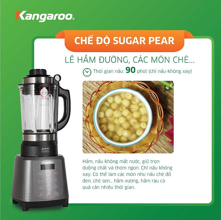 Hướng dẫn cách sử dụng máy làm sữa hạt Kangaroo Hướng dẫn cách sử dụng máy làm sữa hạt Kangaroo