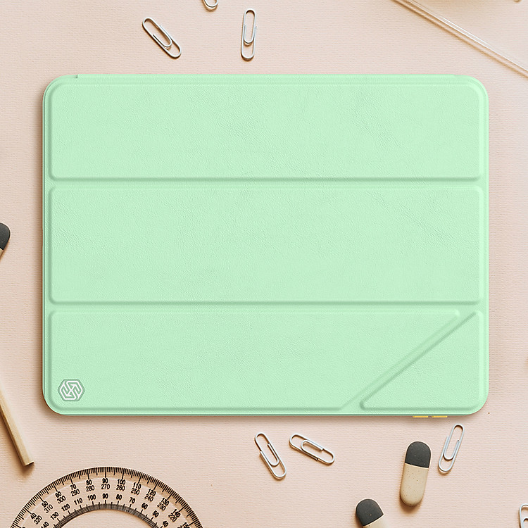 Bao da cho iPad Air 4 2020 10.9 inch Nillkin Bevel Leather Case (Có khe cắm bút Apple Pencil) - Hàng Nhập Khẩu