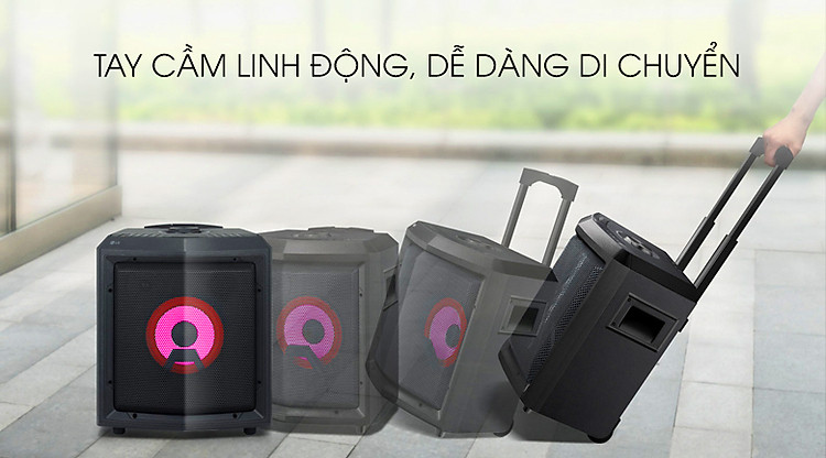 Loa kéo karaoke LG RL2 - Tay cầm dễ di chuyển