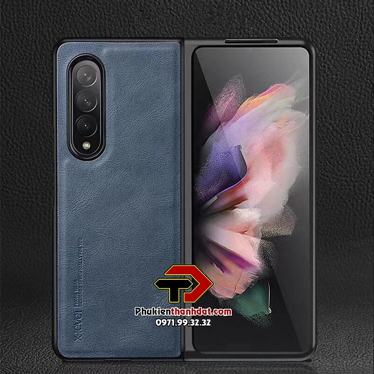 Ốp lưng da cho SamSung Galaxy Z Fold3 5G chính hãng X-level - Hàng chính hãng