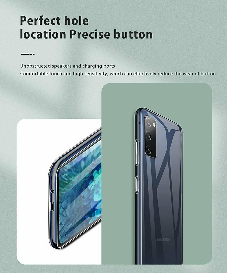 Ốp lưng silicon dẻo trong suốt mỏng 0.6mm cho Samsung Galaxy S20 FE hiệu Ultra Thin độ trong tuyệt đối, chống trầy xước - Hàng nhập khẩu