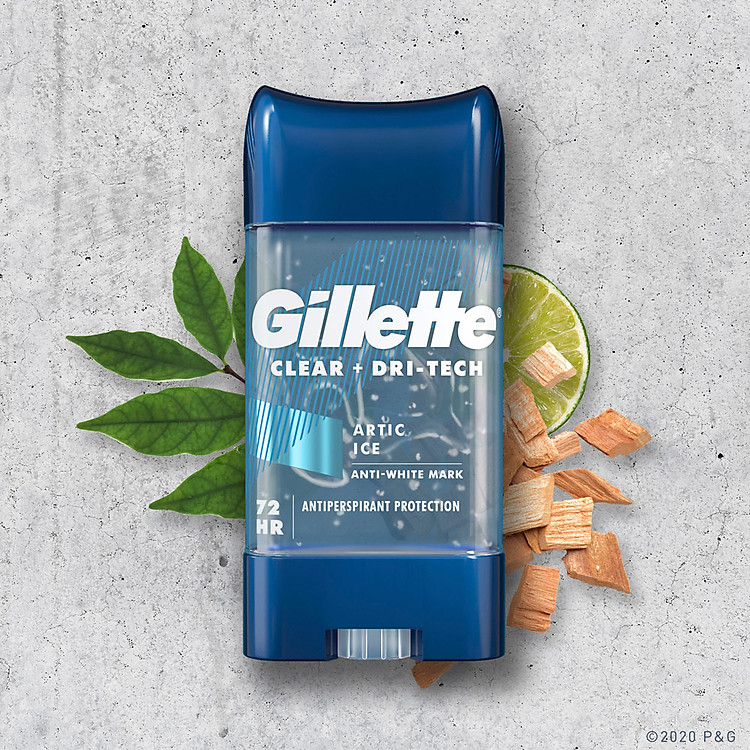 Lăn Khử Mùi Gillette Dạng Gel Arctic Ice Clear Gel 107g
