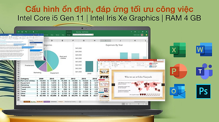 Dell Inspiron 15 3511 i5 1135G7 (P112F001DBL) - Cấu hình