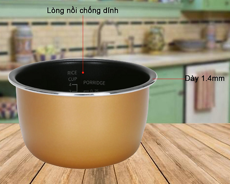 Lòng nồi Panasonic SR-DB071KRA chống dính