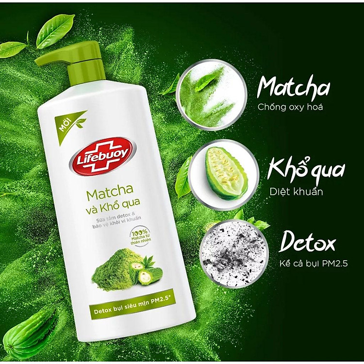 Lifebuoy Green Tea & Bitter Melon Detox Shower 800g