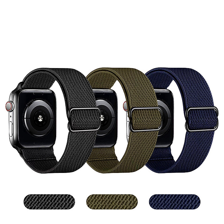 Dây Vải Nylon Loop Cao Cấp cho Apple Watch 38mm / 40mm / 41mm & 42mm / 44mm / 45mm / 49mm