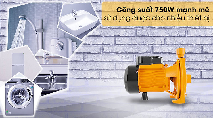 Máy bơm ly tâm Tolsen 79975 750W - Công suất mạnh mẽ