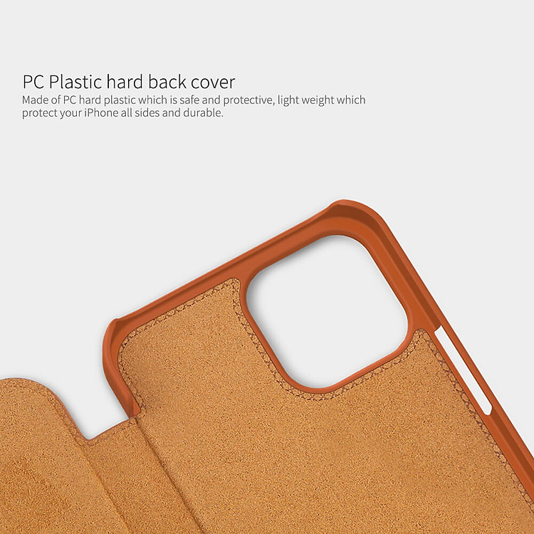 Nillkin Qin Series Leather case for Apple iPhone 12, iPhone 12 Pro 6.1