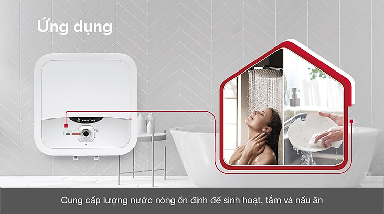 Máy nước nóng gián tiếp Ariston 30 lít 2500W AN2 30 RS 2.5 FE - Cơ chế làm nóng gián tiếp