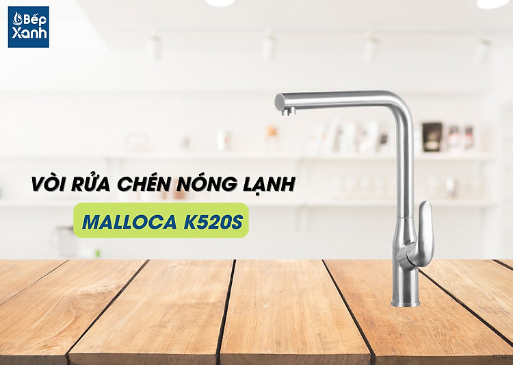 Vòi rửa chén nóng lạnh malloca k520s